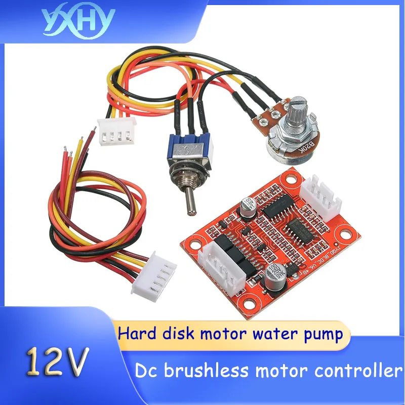 1pcs Dc brushless motor controller, brushless motor driver board, Hall-free hard disk, motor water pump driver, 12V
1pcs Dc brushless motor controller, brushless motor driver board, Hall-free hard disk, motor water pump driver, 12V