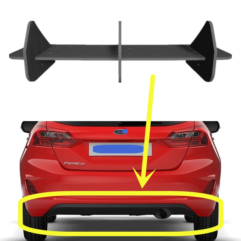 Rear Diffuser Bumper Lips Spoiler Splitter Body Kit Accessories For Ford Fiesta 2017 2018 2019 Year
Rear Diffuser Bumper Lips Spoiler Splitter Body Kit Accessories For Ford Fiesta 2017 2018 2019 Year