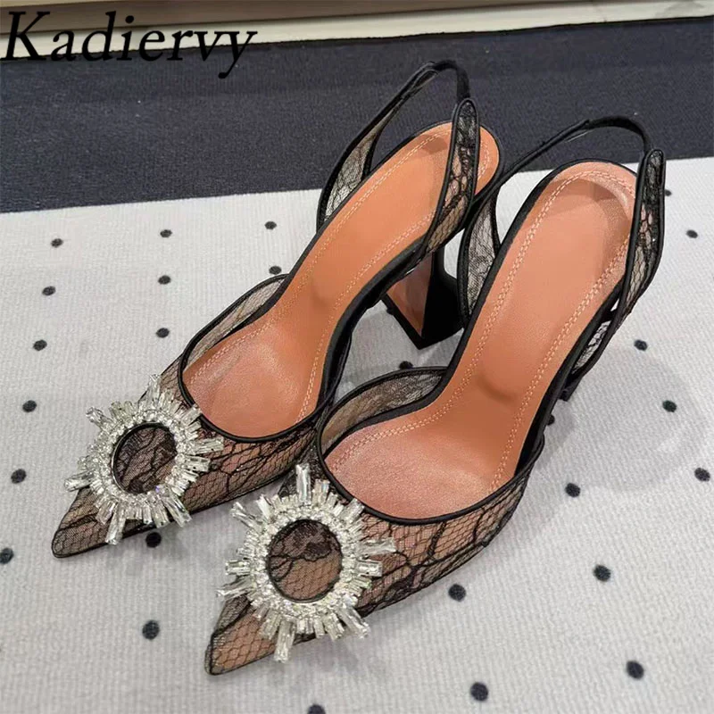 Summer High Heels Women Pumps Rhinestone Party Shoes Woman Pointed Toe Lace Mesh Hollow Outs Strange Style Heels Sandals Women
Summer High Heels Women Pumps Rhinestone Party Shoes Woman Pointed Toe Lace Mesh Hollow Outs Strange Style Heels Sandals Women