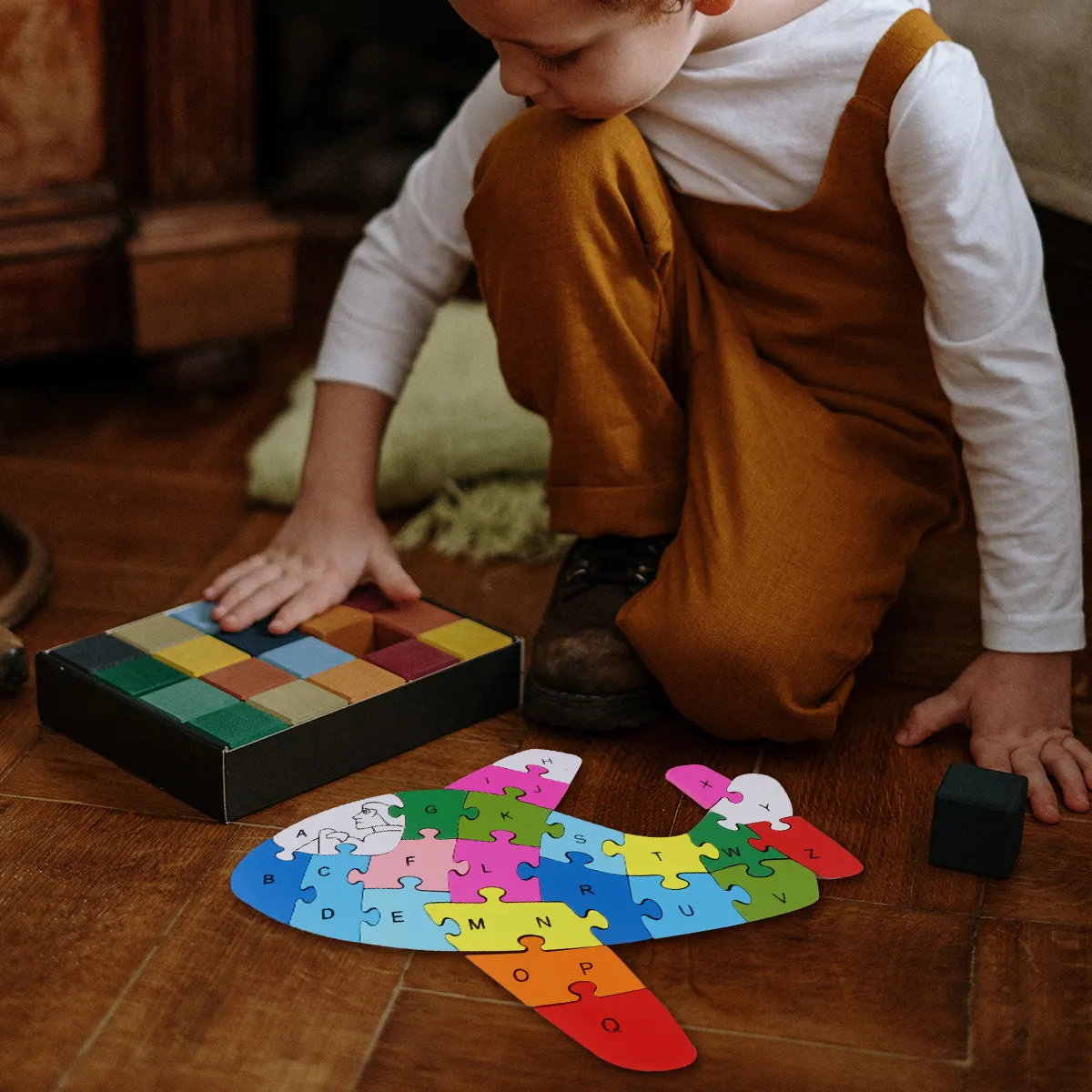 1Pcs Colorful Alphabet Wooden Puzzle Creative Jigsaw Cartoon Style Early Learning Educational Block Enhances Imagination and
1Pcs Colorful Alphabet Wooden Puzzle Creative Jigsaw Cartoon Style Early Learning Educational Block Enhances Imagination and
