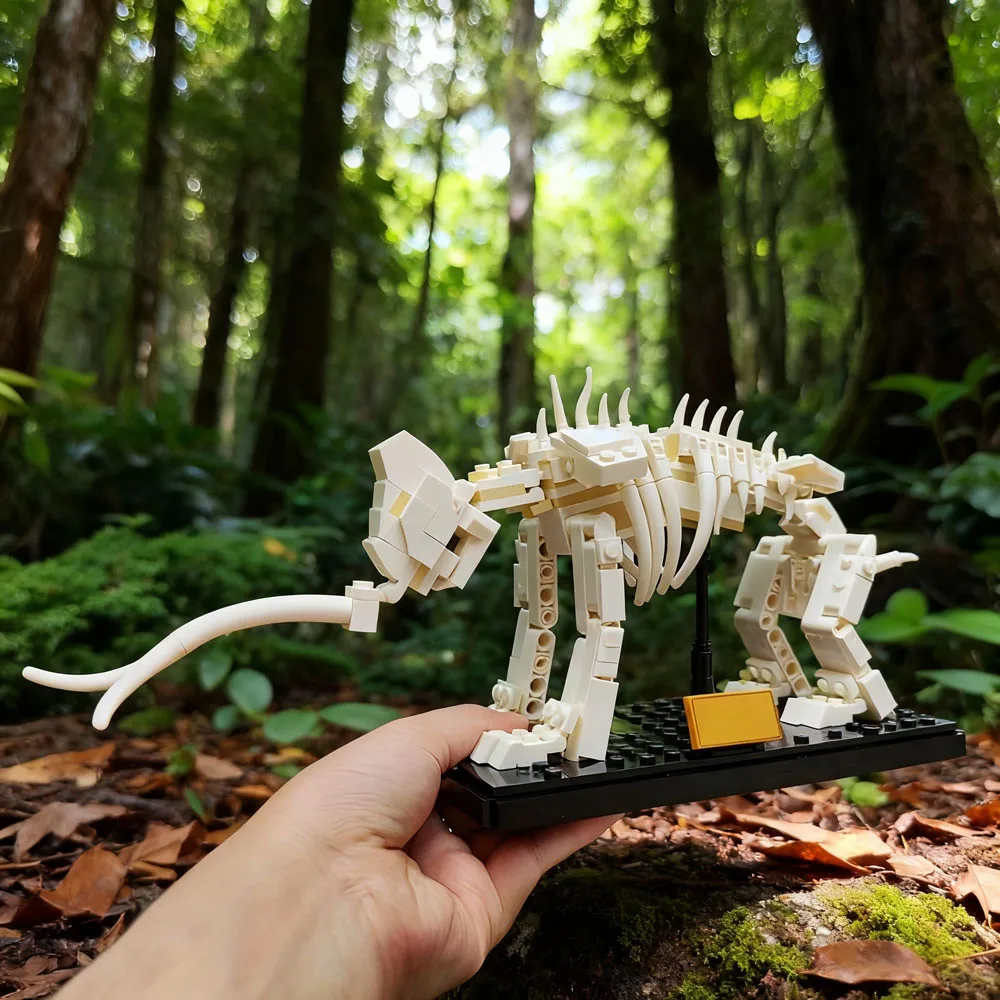 Animal Creative 406pcs Mammoth Fossils Model Building Blocks dinosaur Decoration Perfect New Year Christmas Birthday Gifts
Animal Creative 406pcs Mammoth Fossils Model Building Blocks dinosaur Decoration Perfect New Year Christmas Birthday Gifts