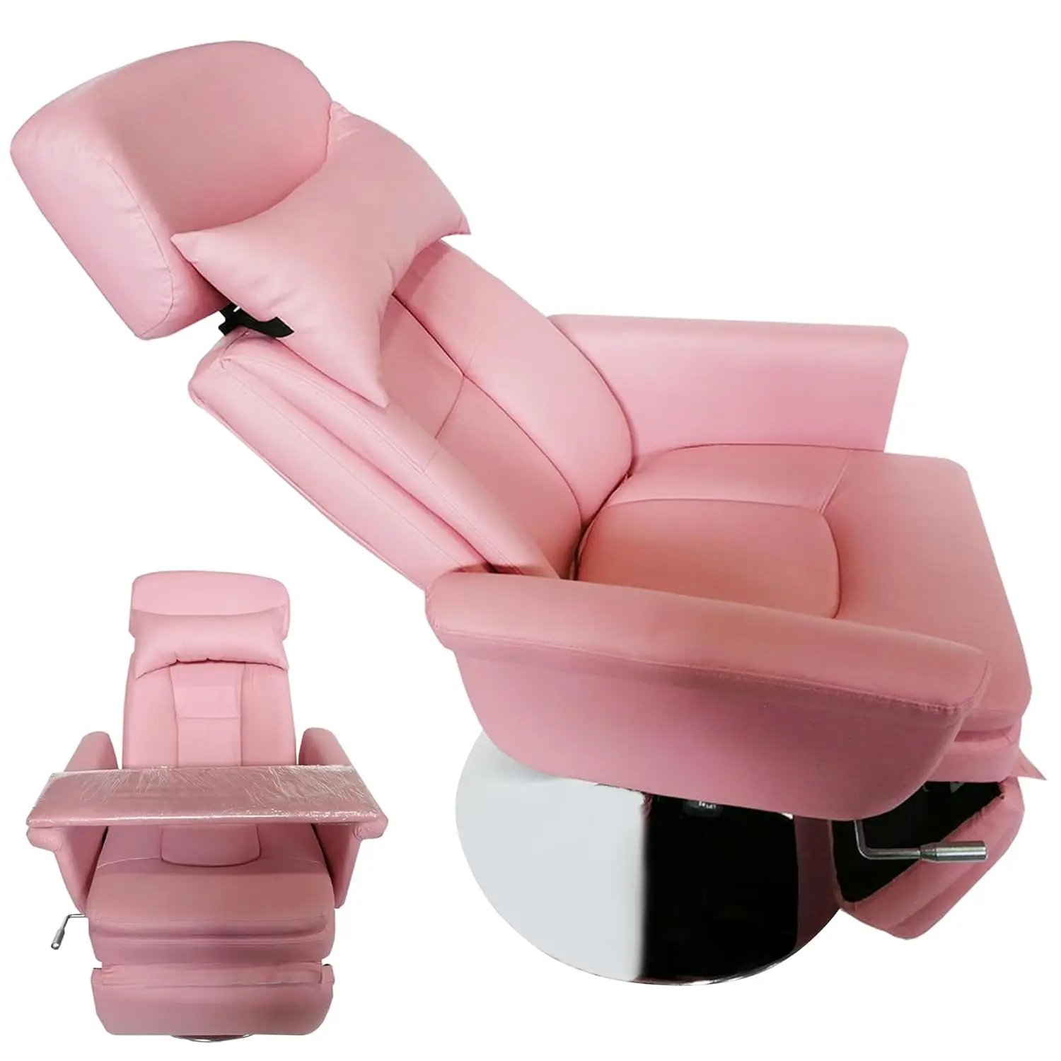 Beauty Bed Chair Salon Chair Lifting Air Pressure Facial Bed Spa Table Adjusted Angle 90-175 Degrees Pink Beauty, Customized
Beauty Bed Chair Salon Chair Lifting Air Pressure Facial Bed Spa Table Adjusted Angle 90-175 Degrees Pink Beauty, Customized