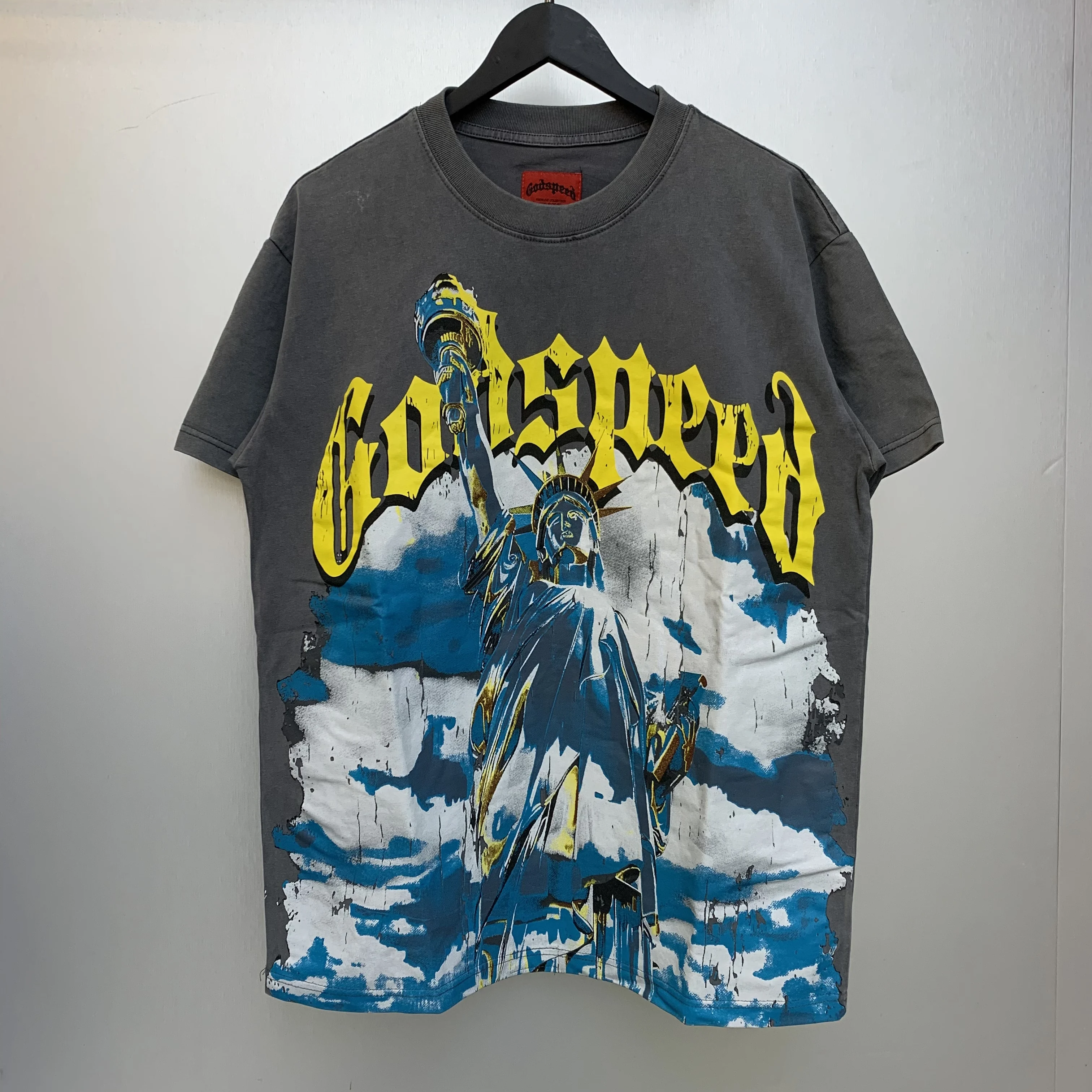 2025 Summer T shirt Fashion Godspeed Tunnel Vision Printed Short Sleeved 100% Cotton T shirt Men's High Quality Washed Tees
2025 Summer T shirt Fashion Godspeed Tunnel Vision Printed Short Sleeved 100% Cotton T shirt Men's High Quality Washed Tees
