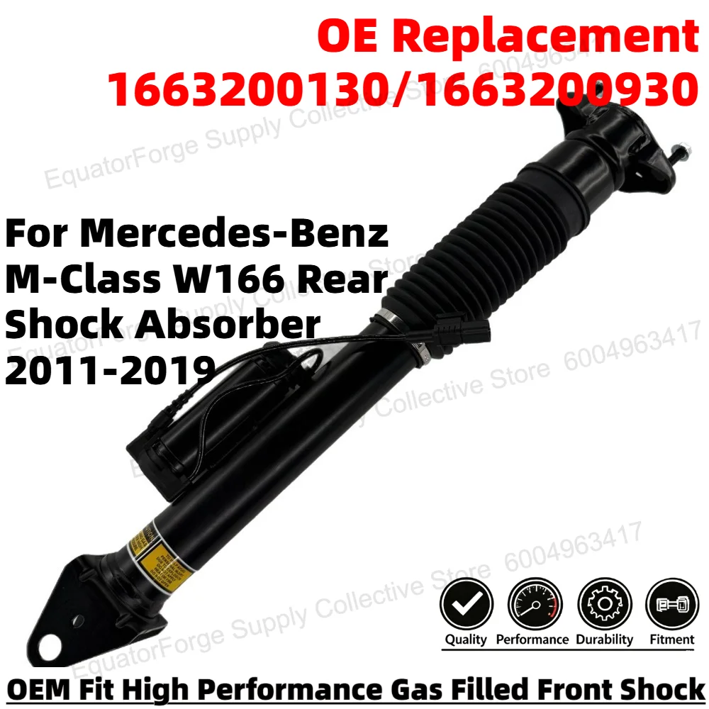 Direct Fit High Stability Premium Durable Rear Shock Absorber for Mercedes-Benz M-Class W166 OE Number 1663200130/1663200930
Direct Fit High Stability Premium Durable Rear Shock Absorber for Mercedes-Benz M-Class W166 OE Number 1663200130/1663200930