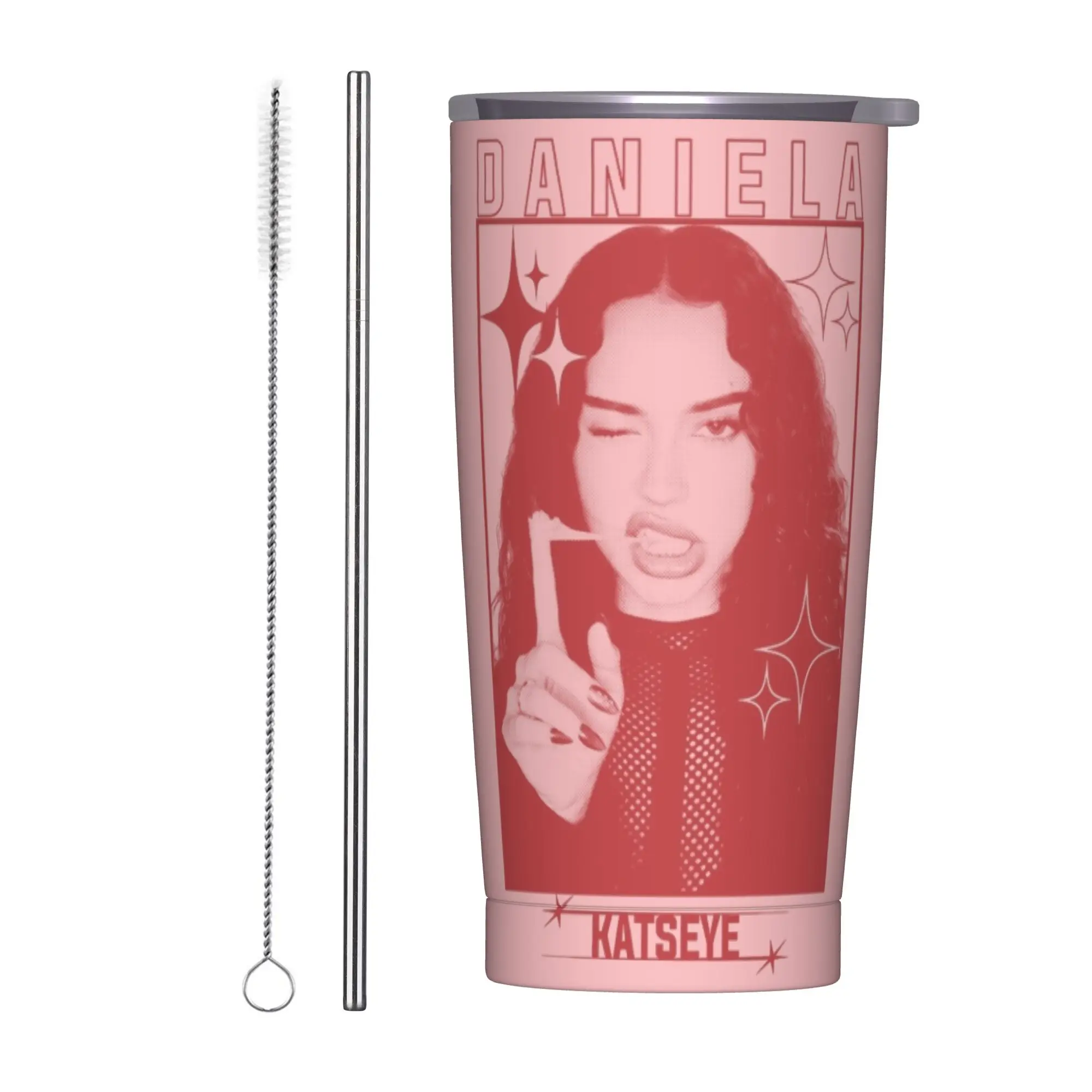 Stainless Steel Tumbler Daniela Katseye Kpop Girl Group Thermal Cups Portable Cold and Hot Mugs Cup Camping Water Bottle
Stainless Steel Tumbler Daniela Katseye Kpop Girl Group Thermal Cups Portable Cold and Hot Mugs Cup Camping Water Bottle