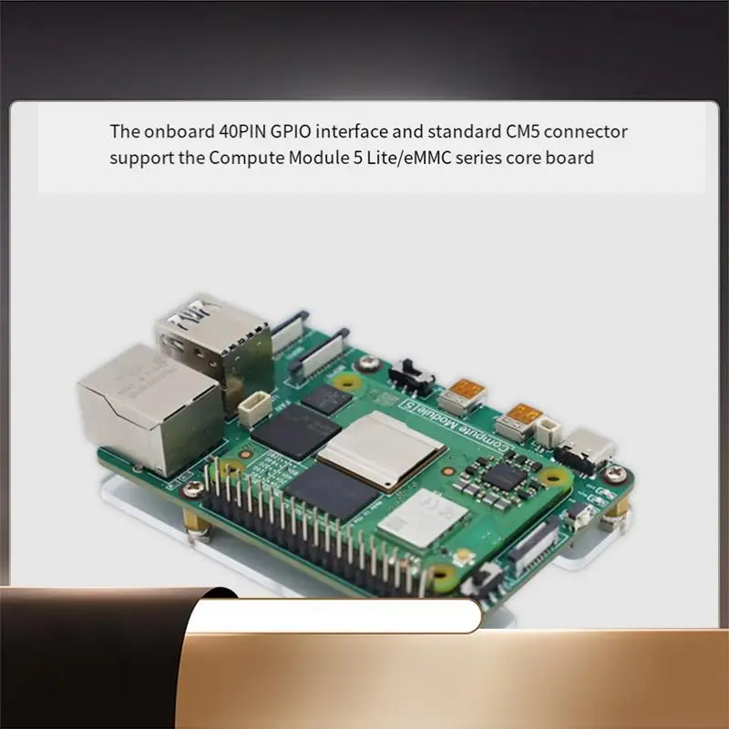 Базовая плата расширения Raspberry Pi CM5 Тип A ПЛАТА CM5 База A V1 Вычислительный модуль Базовая плата 5-ввода-вывода-X64A
Базовая плата расширения Raspberry Pi CM5 Тип A ПЛАТА CM5 База A V1 Вычислительный модуль Базовая плата 5-ввода-вывода-X64A