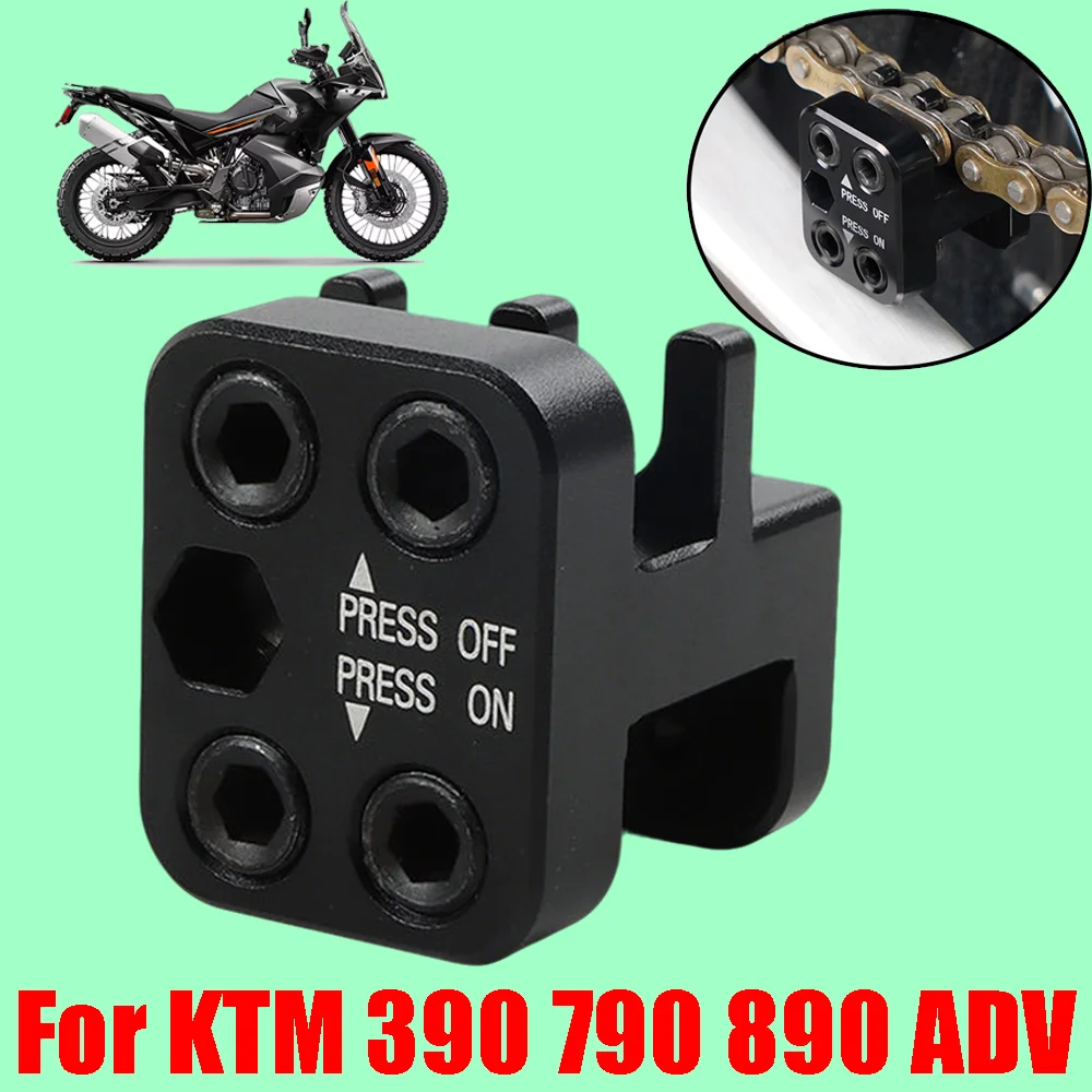For KTM 390 790 890 Adventure 250 790 ADV 790ADV Motorcycle Accessories Master Link Chain Press Tool For 50 520 525 530 Chain
For KTM 390 790 890 Adventure 250 790 ADV 790ADV Motorcycle Accessories Master Link Chain Press Tool For 50 520 525 530 Chain