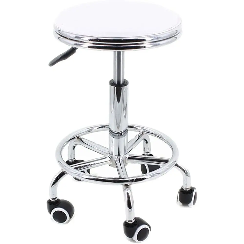 White Swivel Office Chair with PU Leather for Home and Beauty Salon Use
White Swivel Office Chair with PU Leather for Home and Beauty Salon Use