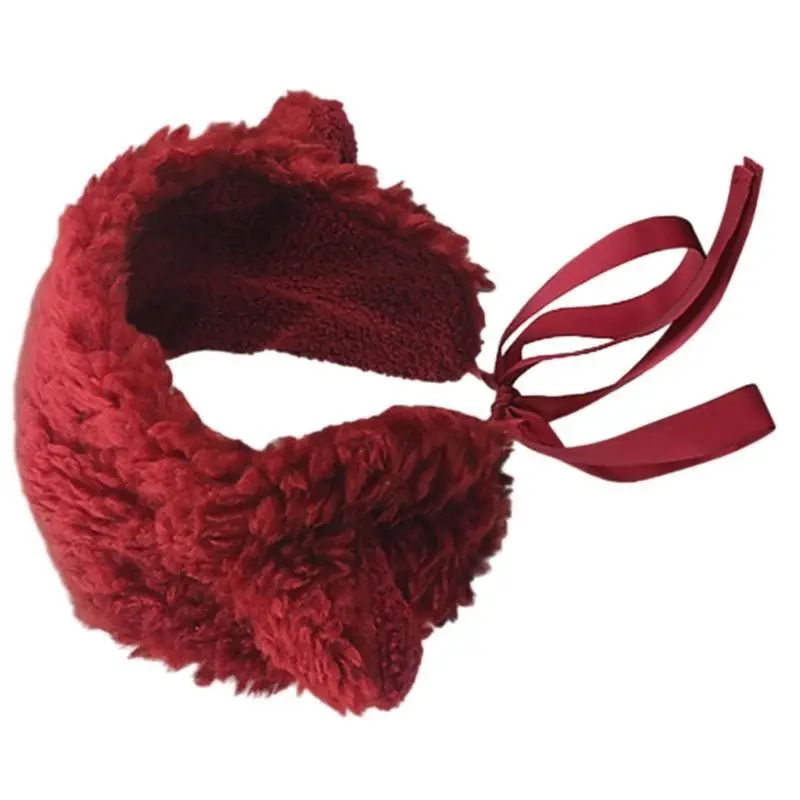 39BD Cartoon Headband Head Wrap Furry Sheep Ear HairBand for Winter Daily Wear
39BD Cartoon Headband Head Wrap Furry Sheep Ear HairBand for Winter Daily Wear