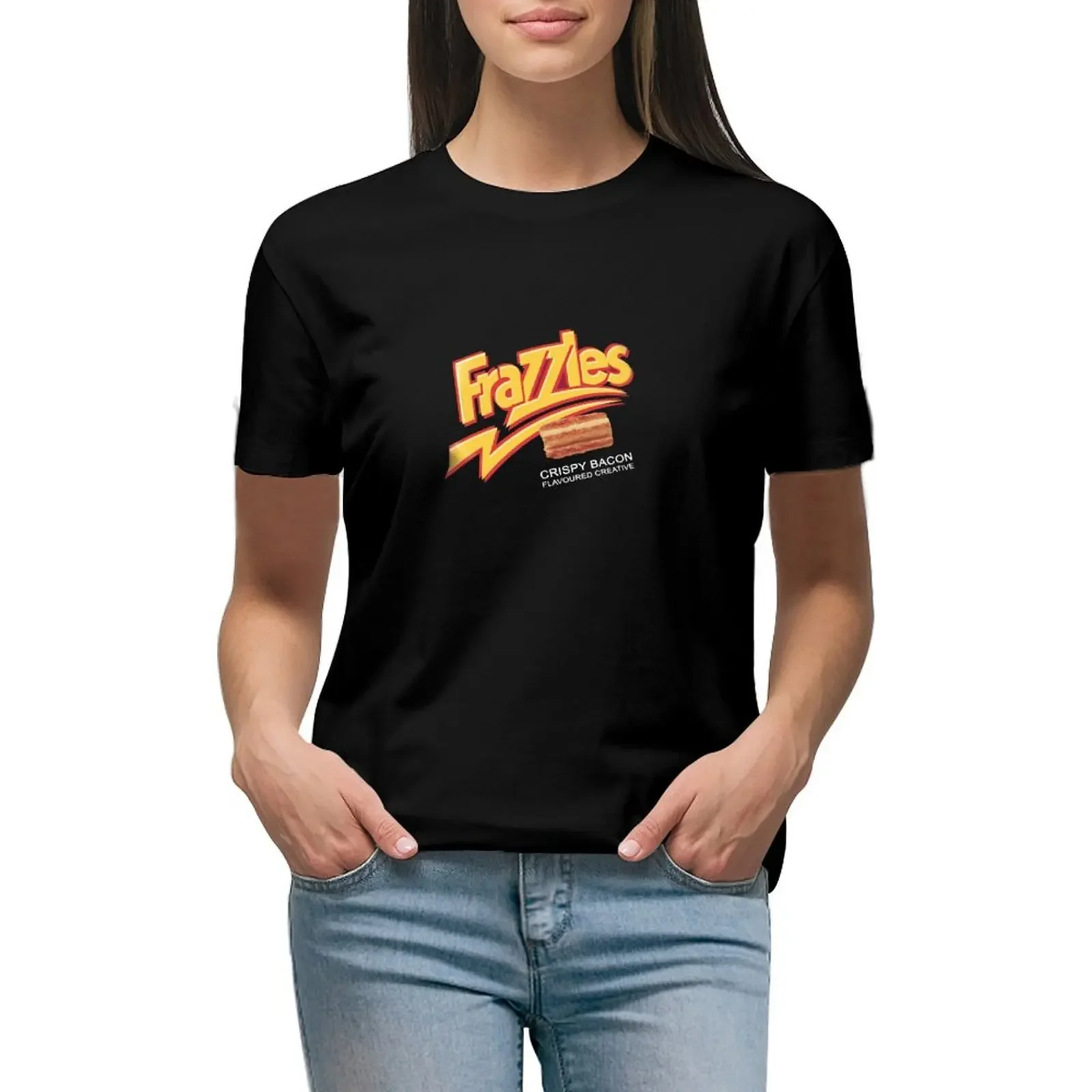 Frazzles creative T-Shirt hippie clothes cute tops new edition korean fashion t shirt for Women
Frazzles creative T-Shirt hippie clothes cute tops new edition korean fashion t shirt for Women