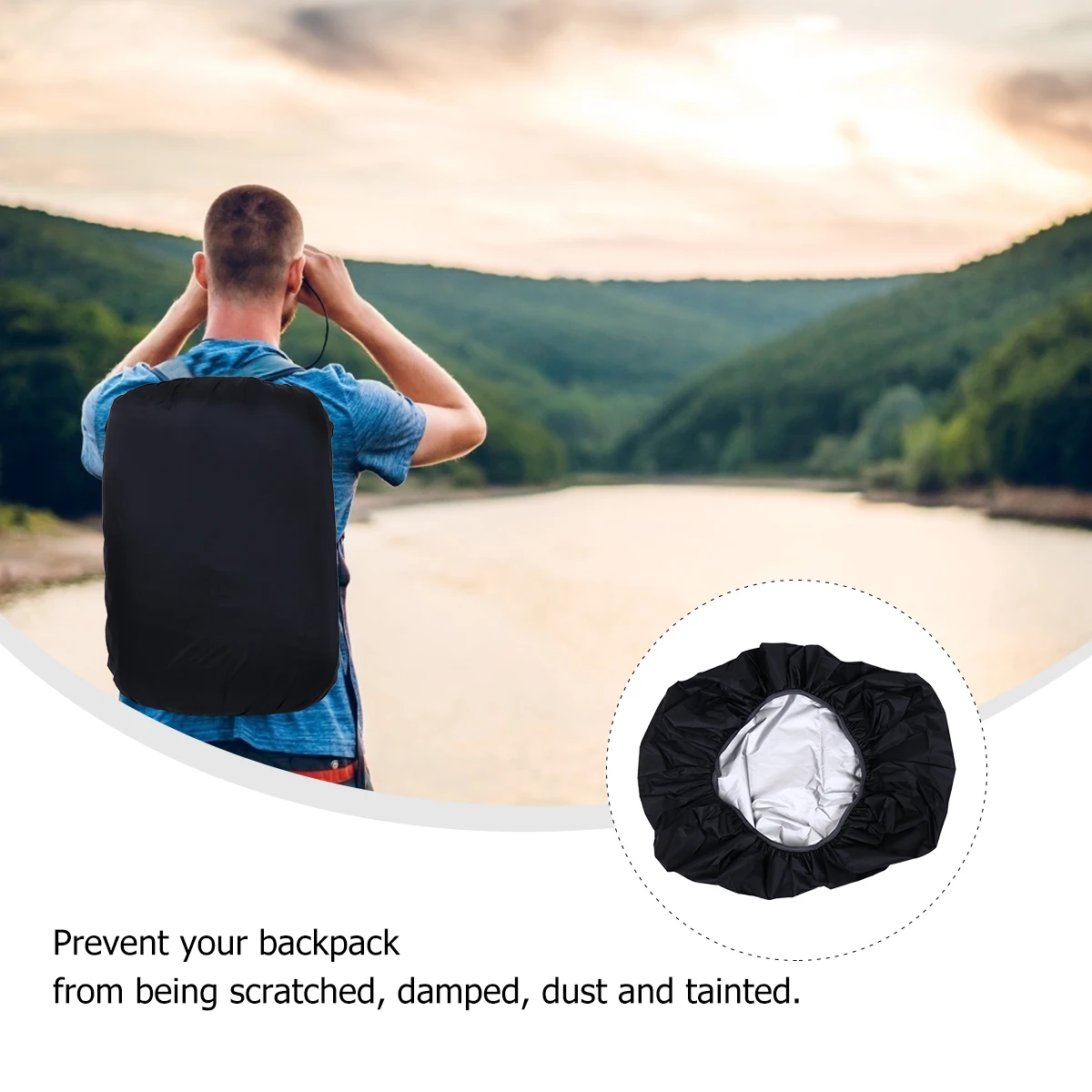 Rain Cover Outdoor Hood Mountaineering Backpack Camouflage 190t Polyester Portable Man
Rain Cover Outdoor Hood Mountaineering Backpack Camouflage 190t Polyester Portable Man