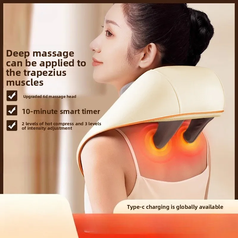 Инструмент для массажа шеи, плеч, трапеция, массаж мышц, имитация разминания, горячий компресс, релаксация, зарядка здоровья, портативный
Инструмент для массажа шеи, плеч, трапеция, массаж мышц, имитация разминания, горячий компресс, релаксация, зарядка здоровья, портативный