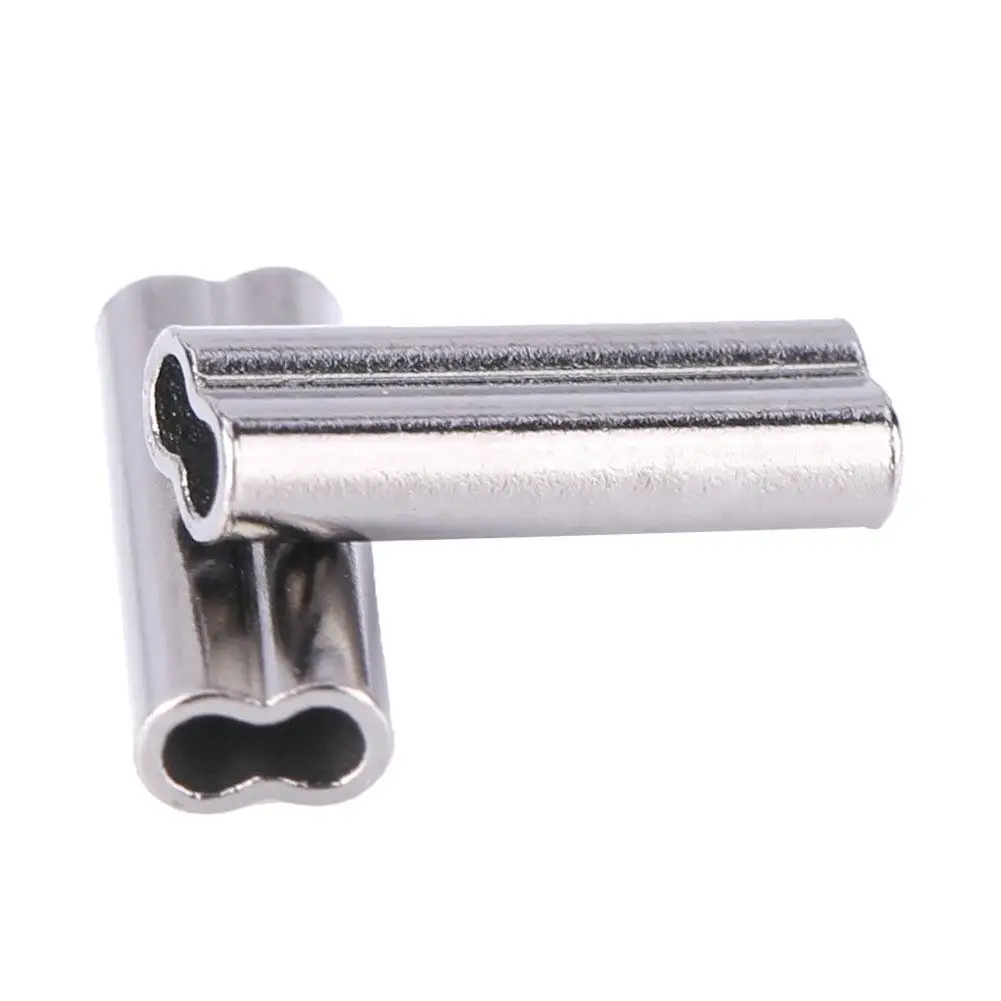 100PCS Stainless Steel Barrel Crimp Sleeves for Fishing Line, Copper Sinker Connectors & Wire Leader Tools
100PCS Stainless Steel Barrel Crimp Sleeves for Fishing Line, Copper Sinker Connectors & Wire Leader Tools