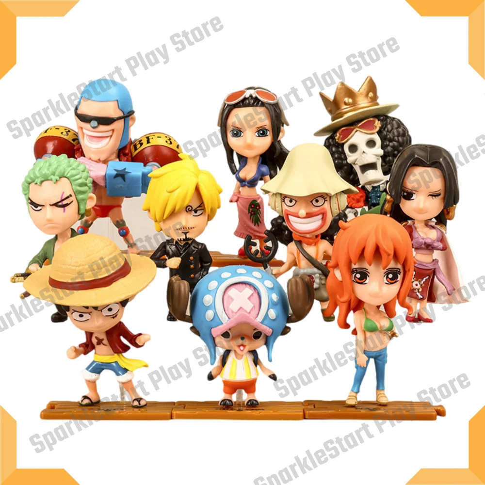 10pcs Anime Figure One Piece Monkey D Luffy Roronoa Zoro Kawaii Toys Q-Version Figural Nendoroid PVC Model Gift
10pcs Anime Figure One Piece Monkey D Luffy Roronoa Zoro Kawaii Toys Q-Version Figural Nendoroid PVC Model Gift