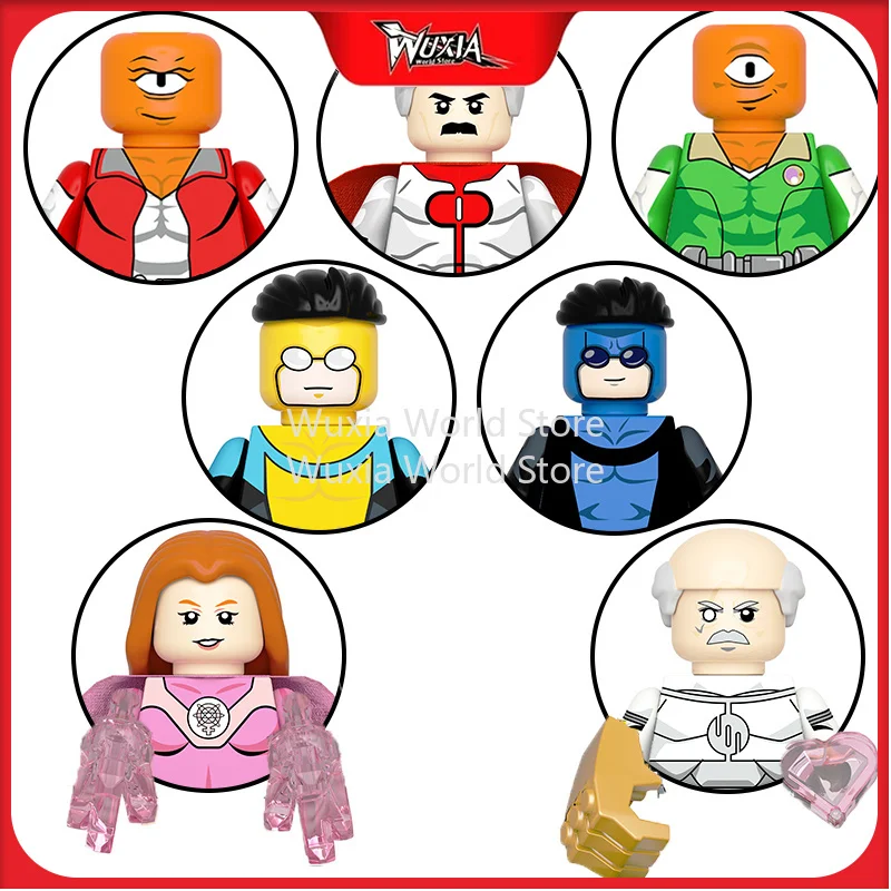 New Classic Cartoon Invincible Mark Building Block Blind Box Birthday Gift Puzzle Toys Action Figures Model
New Classic Cartoon Invincible Mark Building Block Blind Box Birthday Gift Puzzle Toys Action Figures Model