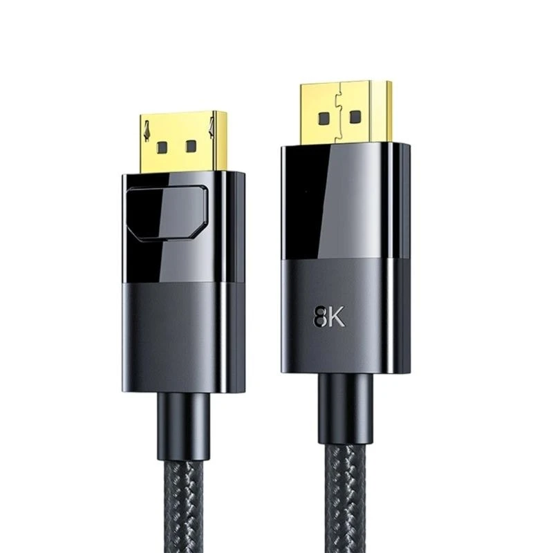 F68B DisplayPort to DisplayPort 1.4 Adapter Male to Male Connectors Support 8K@60Hz 4K
F68B DisplayPort to DisplayPort 1.4 Adapter Male to Male Connectors Support 8K@60Hz 4K