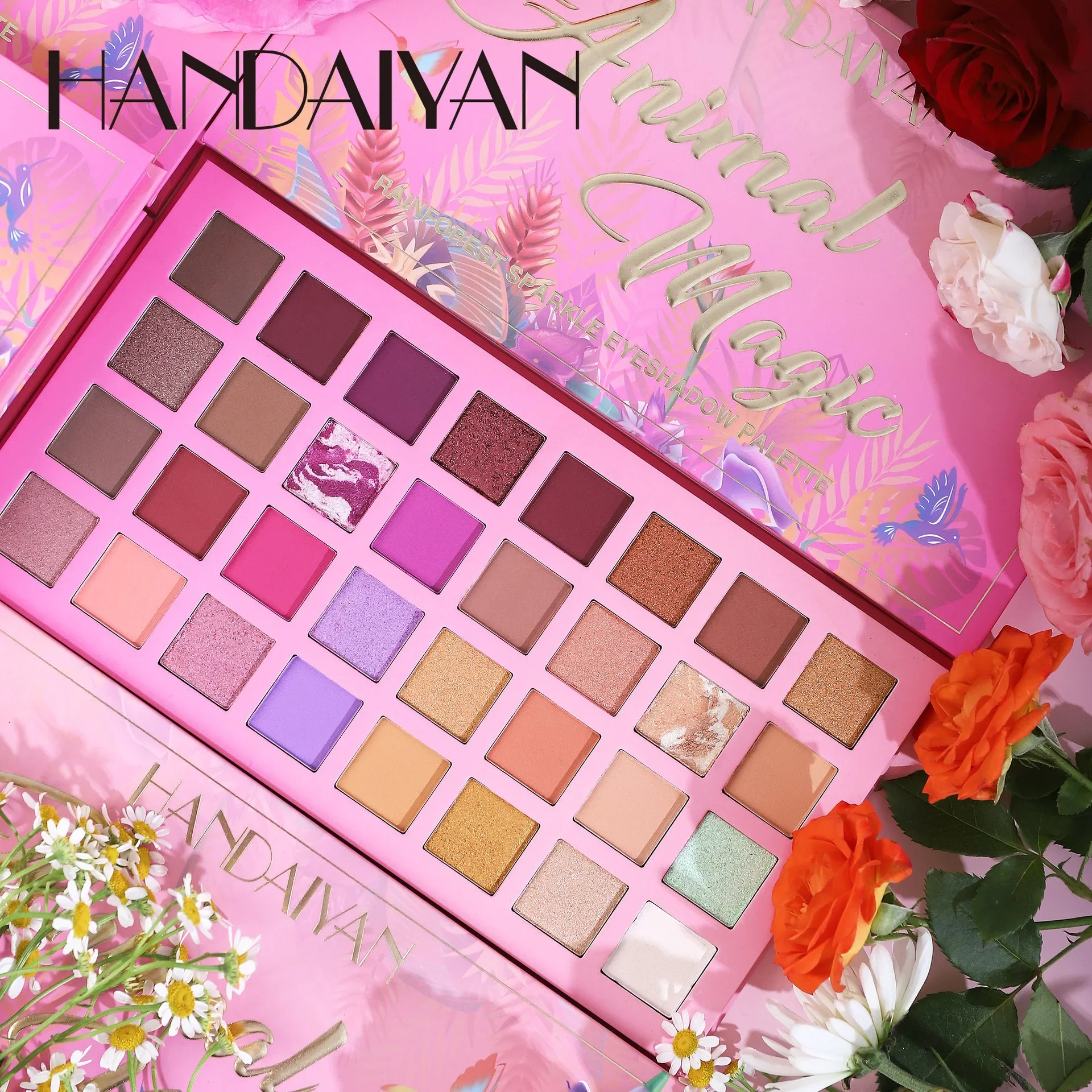 Rainforest Sparkle Thirty-two Color Eyeshadow Palette Pearl Matte European and American Makeup Eyeshadow Palette
Rainforest Sparkle Thirty-two Color Eyeshadow Palette Pearl Matte European and American Makeup Eyeshadow Palette