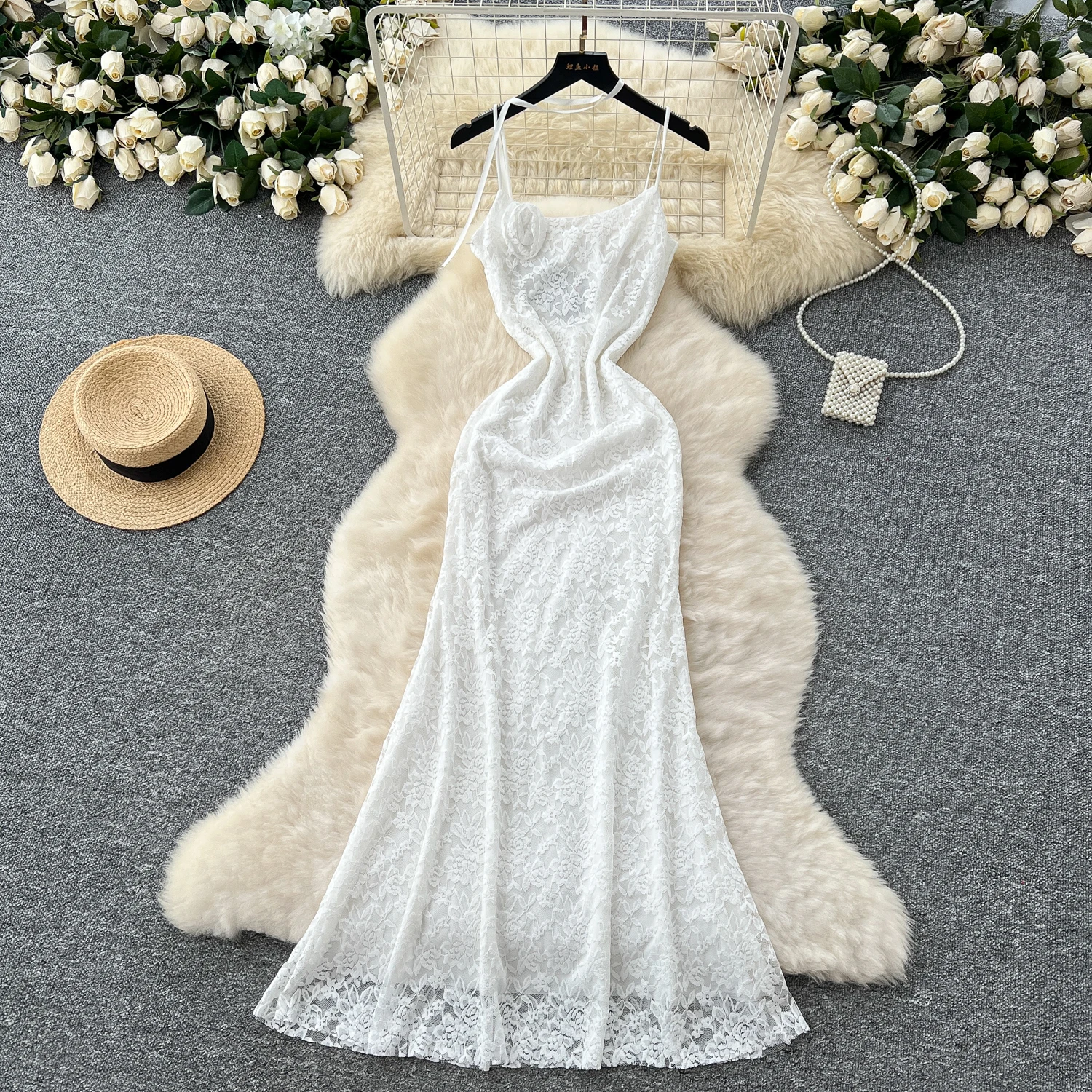 Sexy vintage Chic Elegant Three-dimensional lace Fashion Long dress Dressespencil dress Slim Goth women clothing
Sexy vintage Chic Elegant Three-dimensional lace Fashion Long dress Dressespencil dress Slim Goth women clothing