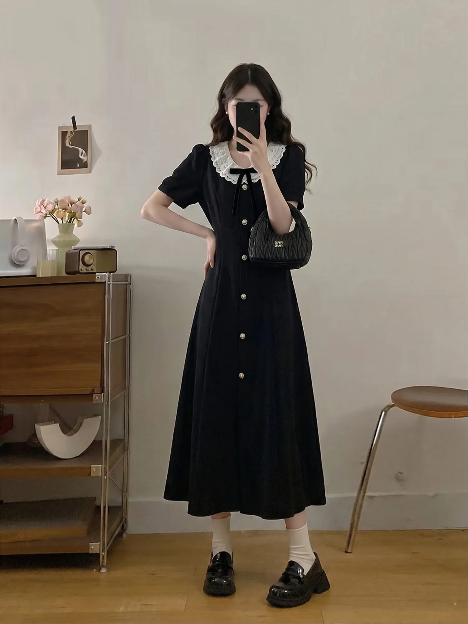 Slimming Casual Summer Vintage Large Size High Waist A-Line Dress French Style Splice Short Sleeve Women's Dress for City Com...
Slimming Casual Summer Vintage Large Size High Waist A-Line Dress French Style Splice Short Sleeve Women's Dress for City Com...