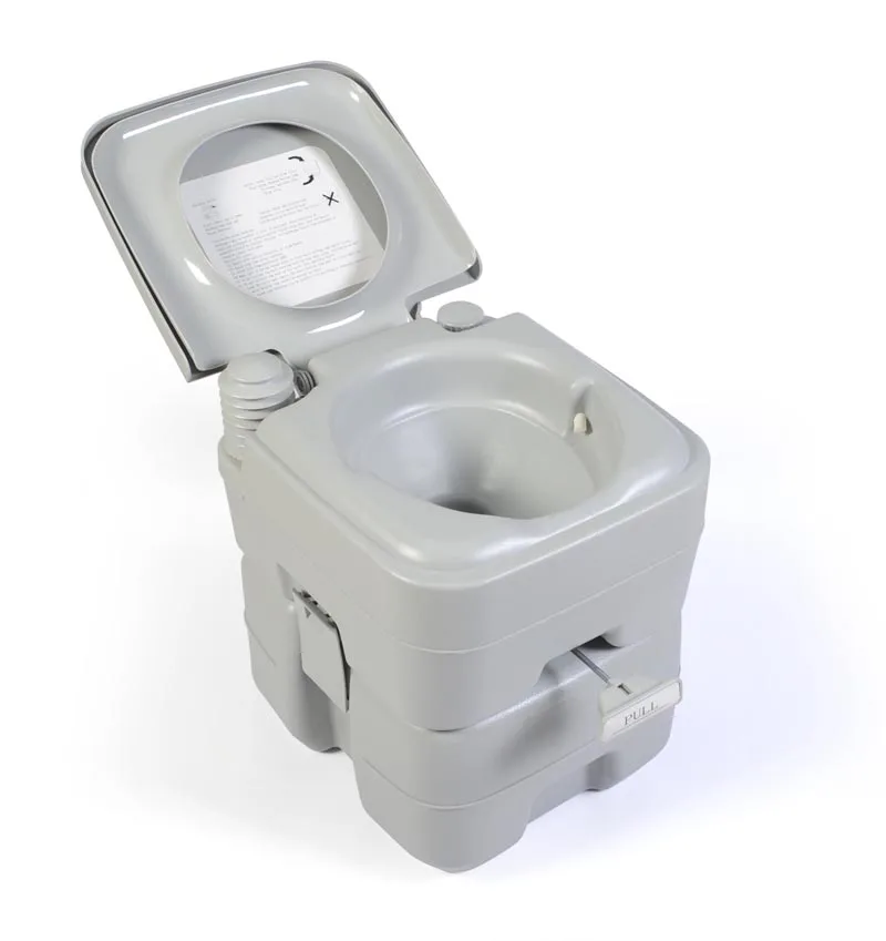 Outdoor 20L Toilet Stool Plastic Portable Toilet for Boat, Caravan, Camping, Hospital Gray
Outdoor 20L Toilet Stool Plastic Portable Toilet for Boat, Caravan, Camping, Hospital Gray