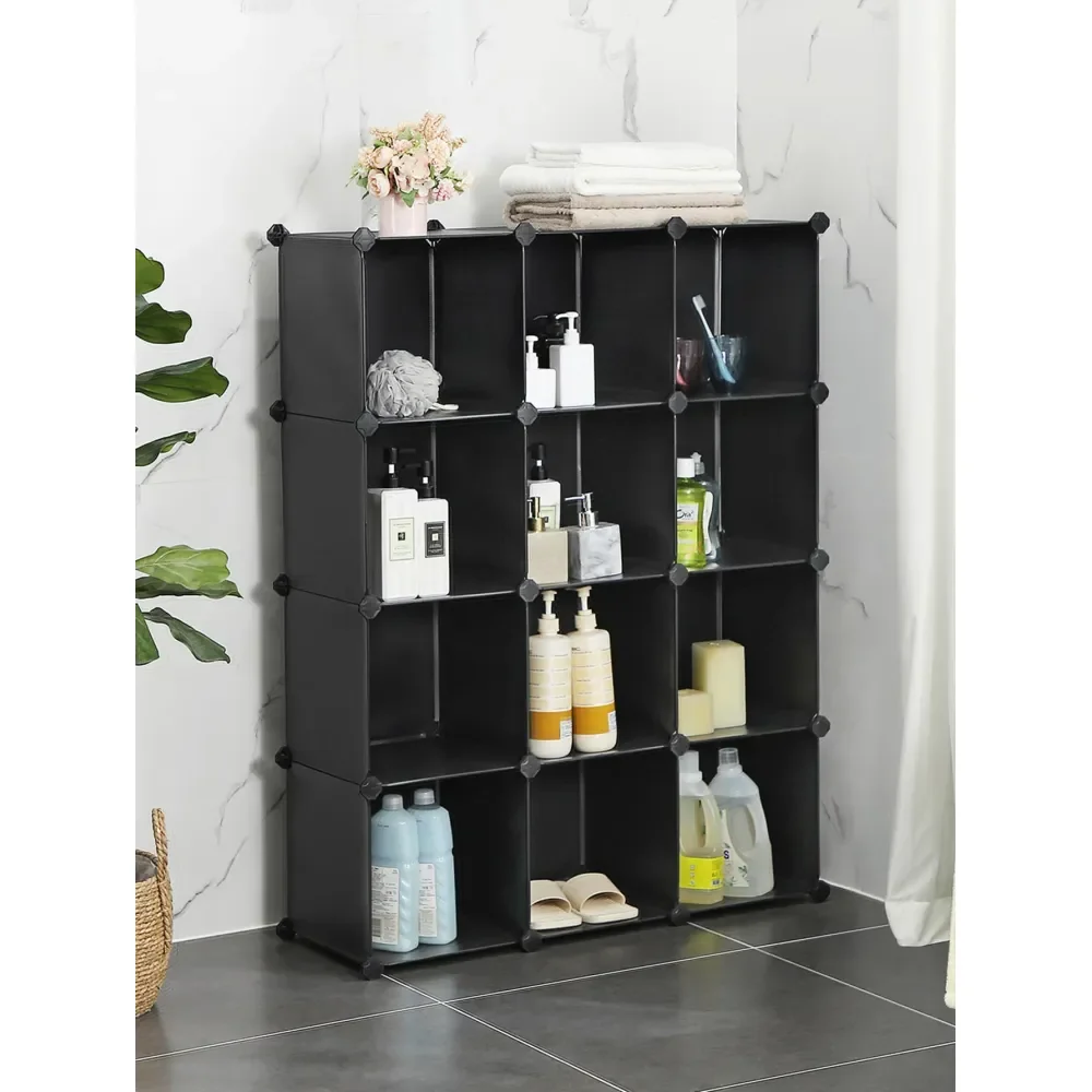 Cube Storage Organizer Stackable, Set Of 12 Plastic Cubes, Book Shelf, Closet Organizers And Storage, Room Organization For Bedr
Cube Storage Organizer Stackable, Set Of 12 Plastic Cubes, Book Shelf, Closet Organizers And Storage, Room Organization For Bedr