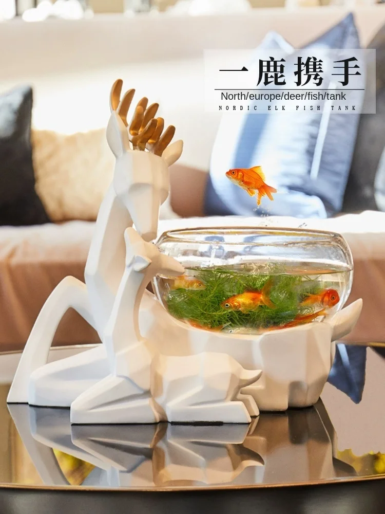 Nordic Creative Fish Tank Decorative Small Ornaments Modern Living Room TV Cabinet
Nordic Creative Fish Tank Decorative Small Ornaments Modern Living Room TV Cabinet