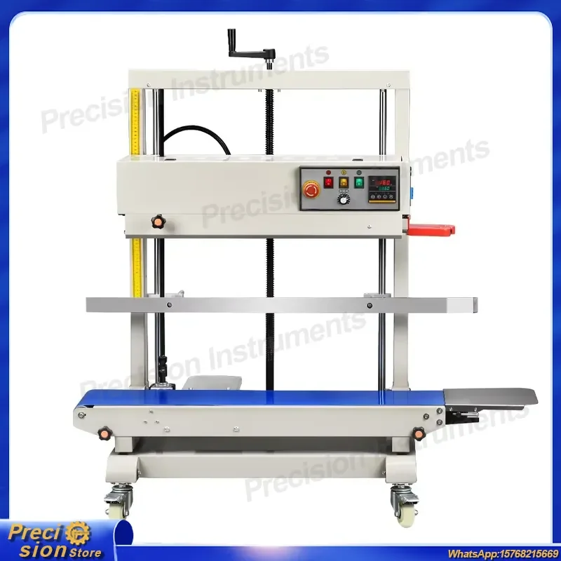 Electric Vertical Plastic Film Bag Sealer with 18kg Load Capacity Conveyor Belt for Beverage Chemical Packaging Industrial
Electric Vertical Plastic Film Bag Sealer with 18kg Load Capacity Conveyor Belt for Beverage Chemical Packaging Industrial