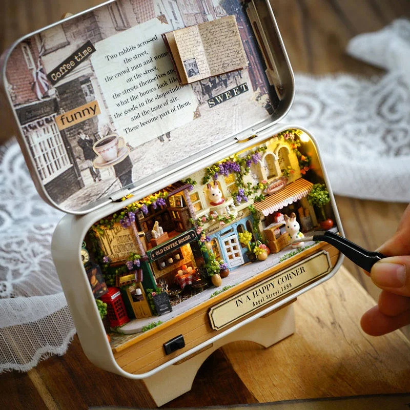 Diy Miniature House Hand Assembled Stress Relieving Micro Tin Box Scene Birthday Gift Valentines Day Gift For Adult Craft Lover
Diy Miniature House Hand Assembled Stress Relieving Micro Tin Box Scene Birthday Gift Valentines Day Gift For Adult Craft Lover