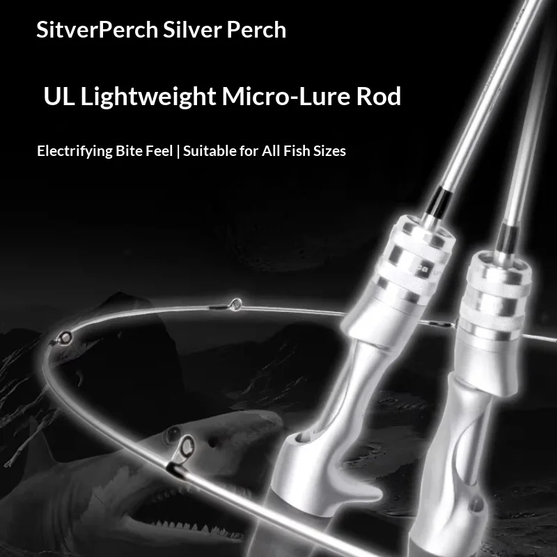 Fishingfans 1.53/1.68/1.8m UL Spinning Rod 2-Piece Carbon Fiber with Solid Tip & SIC Guides
Fishingfans 1.53/1.68/1.8m UL Spinning Rod 2-Piece Carbon Fiber with Solid Tip & SIC Guides