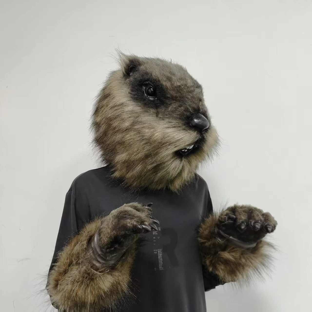 Cute Groundhog Fur Mask Gloves Full Head Latex Mask Halloween Party Masquerade Costume Prop Funny Cosplay Accessories
Cute Groundhog Fur Mask Gloves Full Head Latex Mask Halloween Party Masquerade Costume Prop Funny Cosplay Accessories