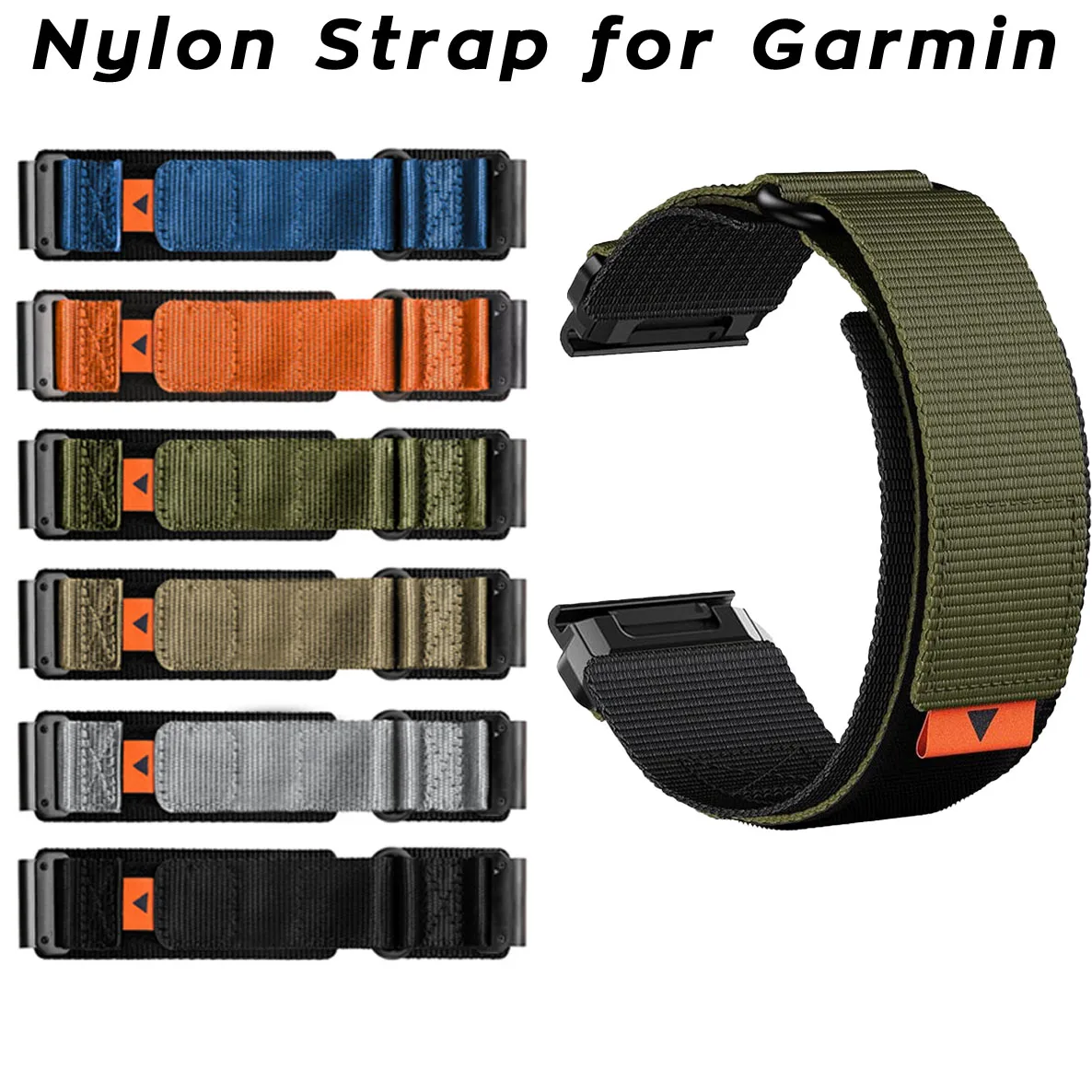 22mm 26mm Sports Nylon Band For Garmin Fenix E 8 47mm 51mm 7 7X 6 6X 5 5X Plus/Enduro 3/Epix Pro Gen 2 Quick Fit Strap Bracelet
22mm 26mm Sports Nylon Band For Garmin Fenix E 8 47mm 51mm 7 7X 6 6X 5 5X Plus/Enduro 3/Epix Pro Gen 2 Quick Fit Strap Bracelet