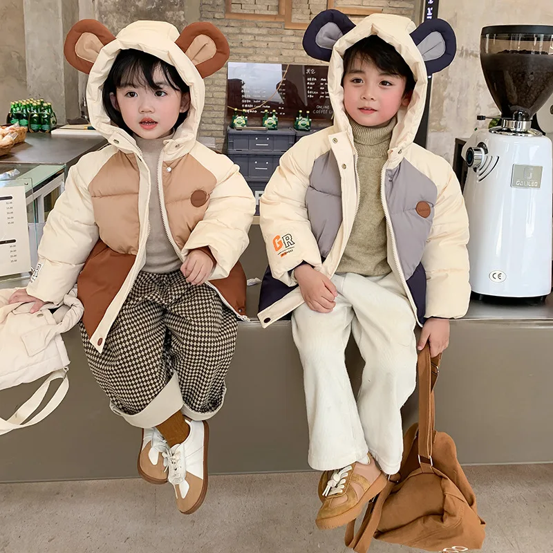 2023 New Children's Down Jacket Cotton Clothing Korean Version of The Boys Girls Cartoon Cotton Jacket in Small Children Jacket
2023 New Children's Down Jacket Cotton Clothing Korean Version of The Boys Girls Cartoon Cotton Jacket in Small Children Jacket