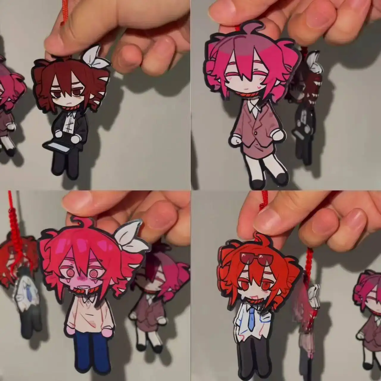 Anime Kasane Teto Cosplay Keychain Kawaii Acrylic Pendant Shakable Keyring 4Pcs/Set Acg Key Chain Bag Ornaments Accessories Gift
Anime Kasane Teto Cosplay Keychain Kawaii Acrylic Pendant Shakable Keyring 4Pcs/Set Acg Key Chain Bag Ornaments Accessories Gift