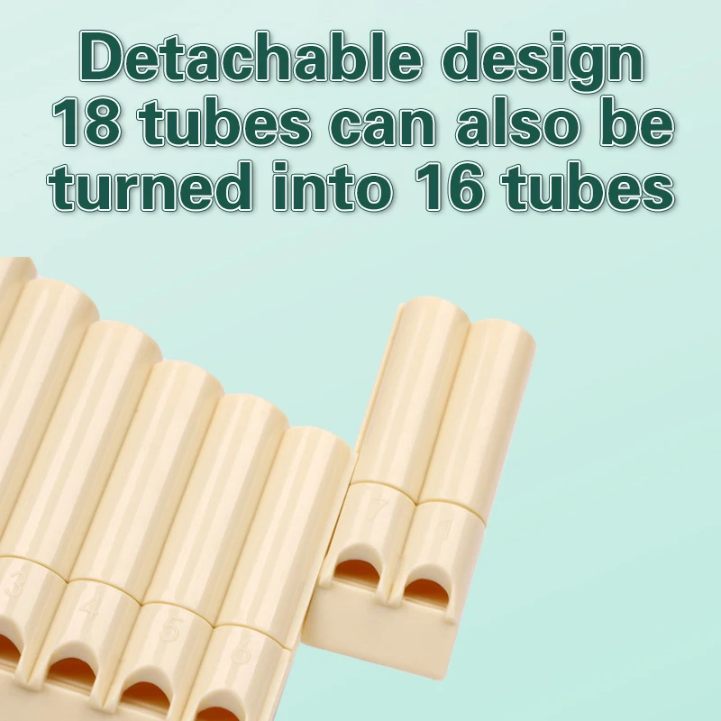 16/18 Pipes Pan Flute C Key Panpipes Pan Pipes with Mouthpiece Wind Instrument for Students Beginners with Carrying Bag
16/18 Pipes Pan Flute C Key Panpipes Pan Pipes with Mouthpiece Wind Instrument for Students Beginners with Carrying Bag