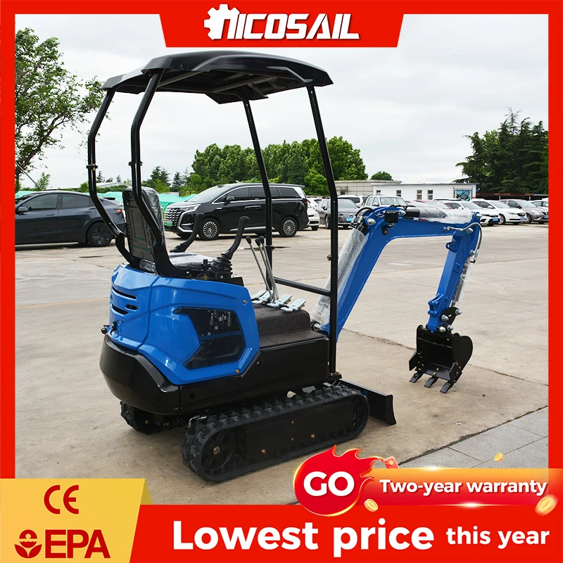 1.2T Mini Excavator OKW12 1200kg Compact Small Digger for Indoor Renovation Basement Construction CE Approved Customizable
1.2T Mini Excavator OKW12 1200kg Compact Small Digger for Indoor Renovation Basement Construction CE Approved Customizable