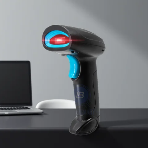 1D 2D Barcode Scanner Wired Wireless Bluetooth Bar Code Reader Omni-directional Scanning For Supermarket Logistics Product