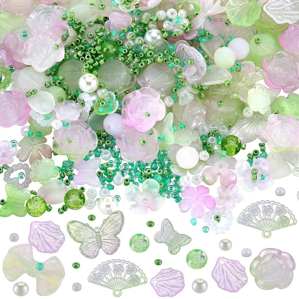 Glass Seed Beads Ceylon Green 4~27x4~29.5x2.5~7.5mm Hole: 1.5~2mm
Glass Seed Beads Ceylon Green 4~27x4~29.5x2.5~7.5mm Hole: 1.5~2mm