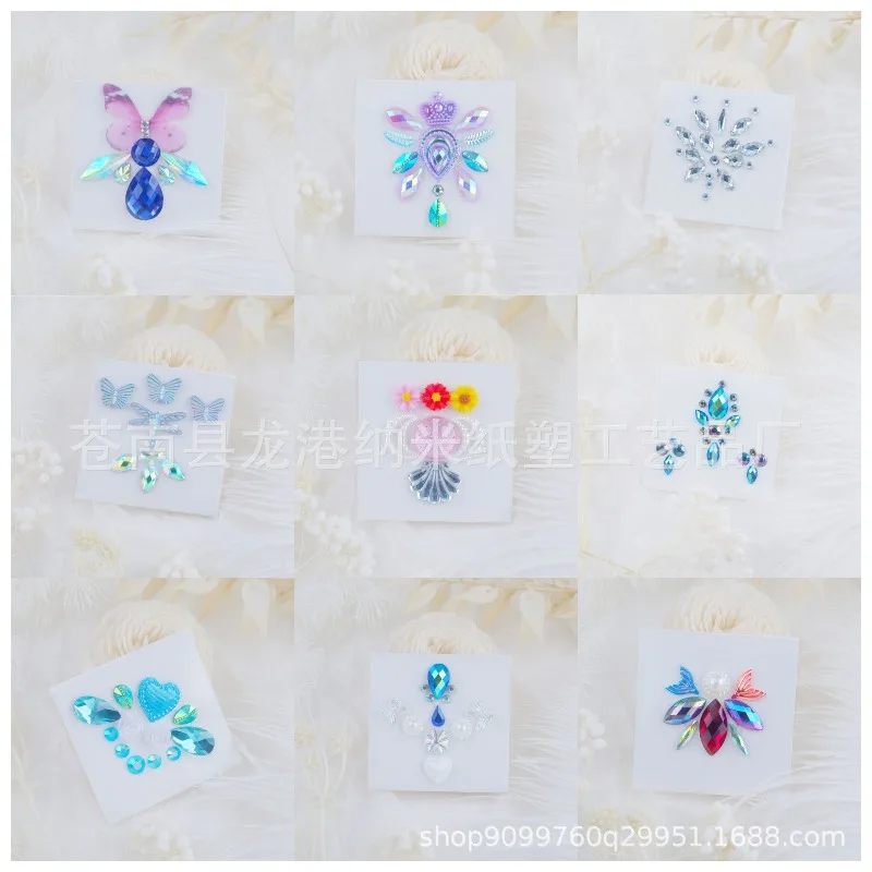 High Quality Self Adhesive Resin Face Rhinestones Temporary Tattoo Body Art Stickers for Music Festival Party Forehead Makeup
High Quality Self Adhesive Resin Face Rhinestones Temporary Tattoo Body Art Stickers for Music Festival Party Forehead Makeup