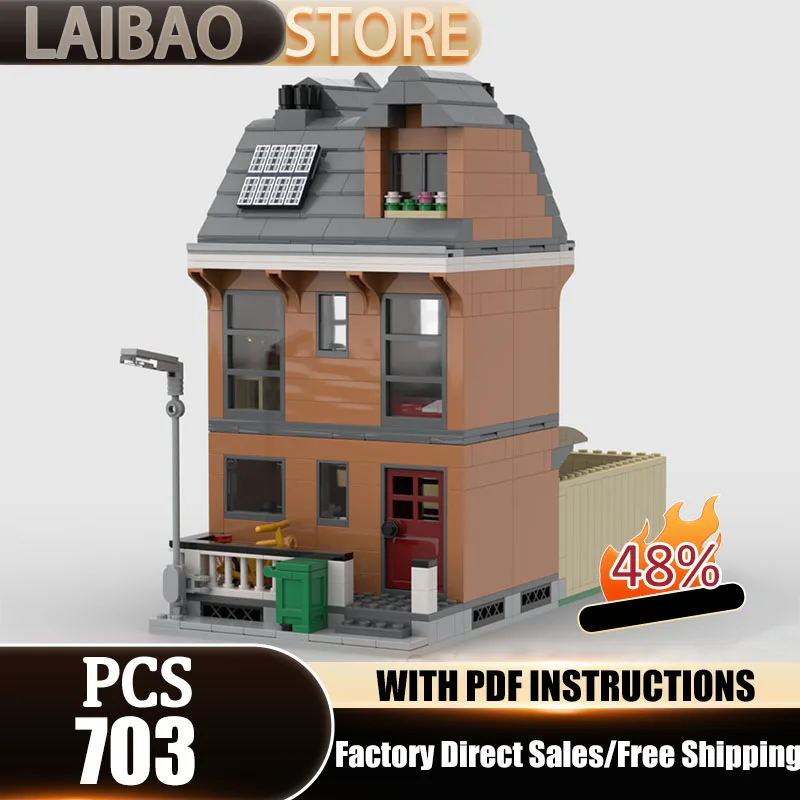 City Building Model Moc Building Blocks Modern Urban Townhouse Technology Bricks Christmas Assembly DIY Toys Constructrion Gifts
City Building Model Moc Building Blocks Modern Urban Townhouse Technology Bricks Christmas Assembly DIY Toys Constructrion Gifts
