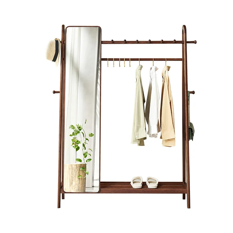 Home coat rack, shoe change stool, solid wood coat rack with mirror, well played fitting room, home fitting room, cloakroom
Home coat rack, shoe change stool, solid wood coat rack with mirror, well played fitting room, home fitting room, cloakroom