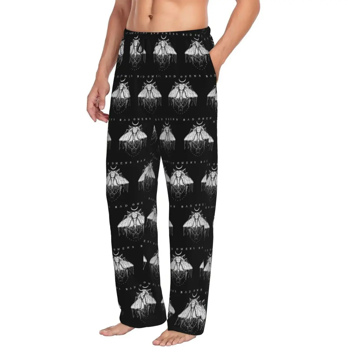 Мужские пижамные штаны Bad Omens Noah, фланелевые брюки в стиле рок-музыки, одежда для сна для отдыха, низ с карманами
Мужские пижамные штаны Bad Omens Noah, фланелевые брюки в стиле рок-музыки, одежда для сна для отдыха, низ с карманами