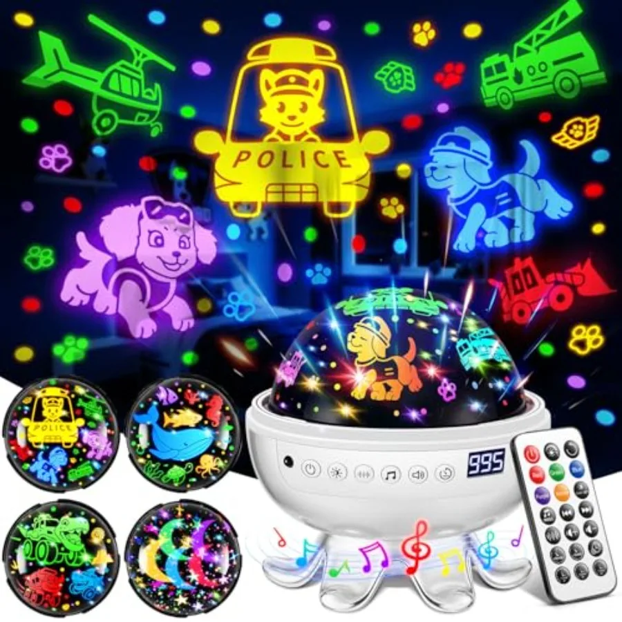 Toys Puppy Projector│30 Soothing Sounds+4 Slides Sound Machine Baby Night Light Projector│93 Projections+31 Colors Puppy Toys f
Toys Puppy Projector│30 Soothing Sounds+4 Slides Sound Machine Baby Night Light Projector│93 Projections+31 Colors Puppy Toys f