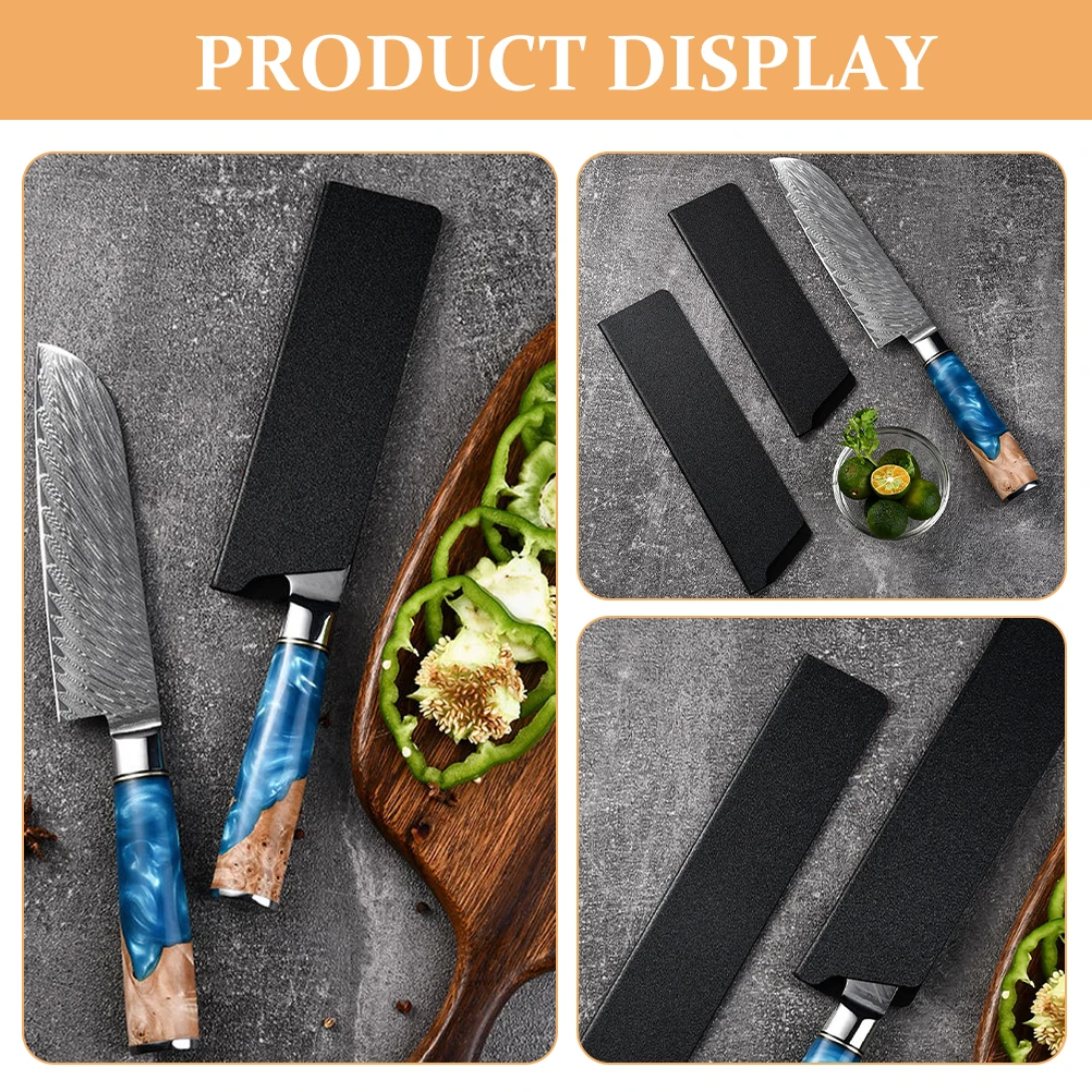 5pcs Sheath Set Protective Sleeve Cover for Knife Flocking Lining Moisture Resistant Portable Versatile Sizes
5pcs Sheath Set Protective Sleeve Cover for Knife Flocking Lining Moisture Resistant Portable Versatile Sizes