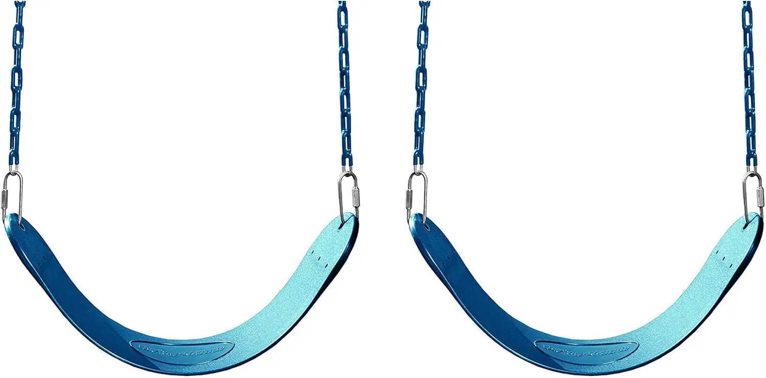 Heavy Duty Outdoor Swing Seat Set with Coated Chains & Quick Links, Blue, Pack of 2 for Playground Fun
Heavy Duty Outdoor Swing Seat Set with Coated Chains & Quick Links, Blue, Pack of 2 for Playground Fun