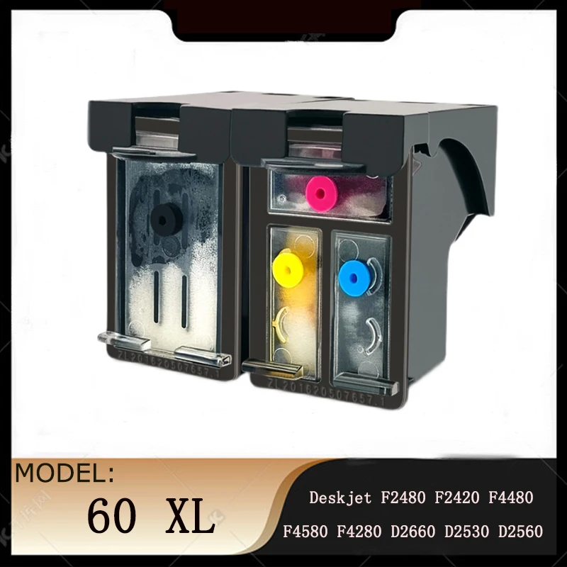 Vilaxh hp 60 XL Ink cartridge refill kit for hp60 hp60 Deskjet F2480 F2420 F4480 F4580 F4280 D2660 D2530 D2560 PhotoSmart C468
Vilaxh hp 60 XL Ink cartridge refill kit for hp60 hp60 Deskjet F2480 F2420 F4480 F4580 F4280 D2660 D2530 D2560 PhotoSmart C468