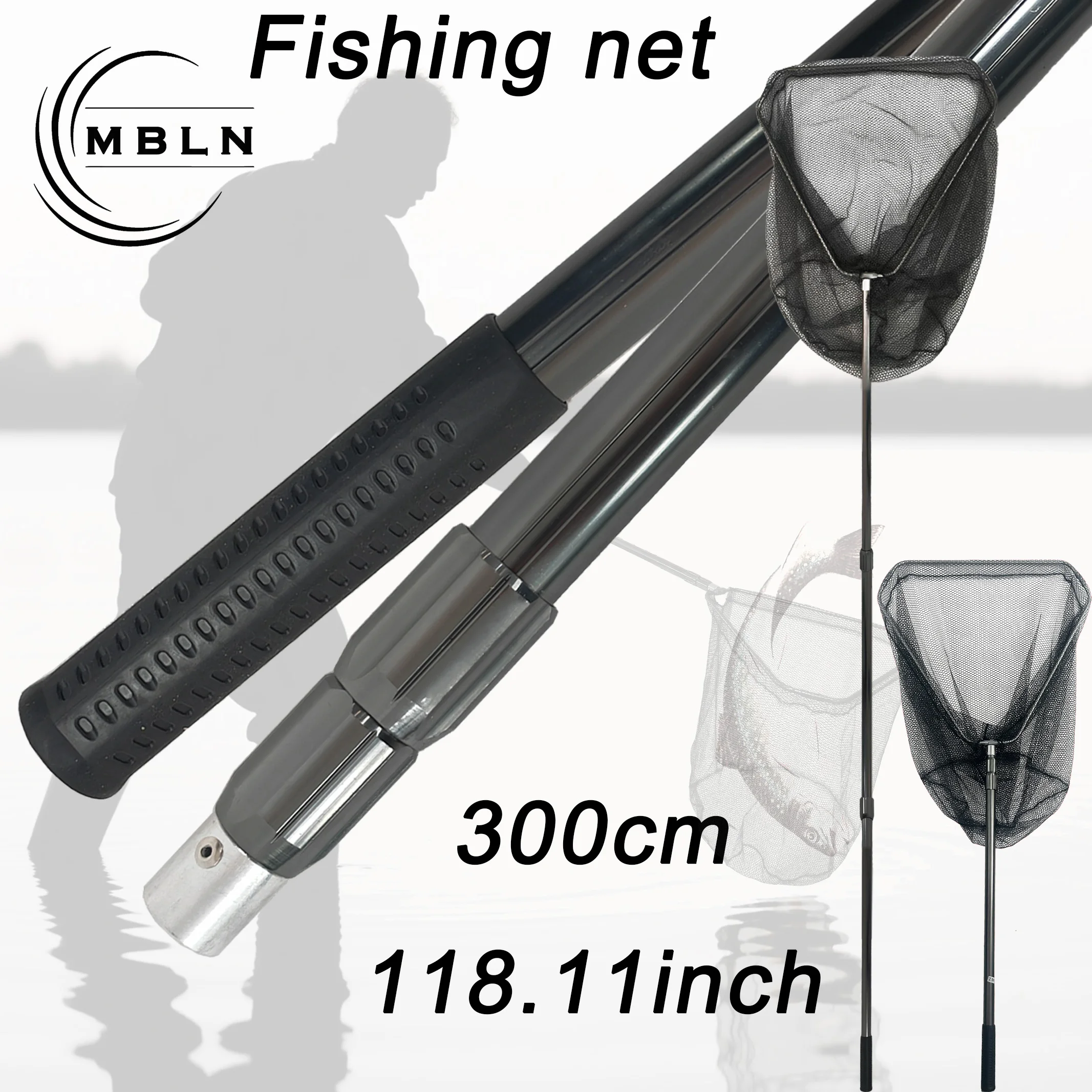 Телескопическая алюминиевая сачка MBLN длиной 3 м с треугольной сеткой с глубоким покрытием 60 см для ловли больших рыб и карпов
Телескопическая алюминиевая сачка MBLN длиной 3 м с треугольной сеткой с глубоким покрытием 60 см для ловли больших рыб и карпов