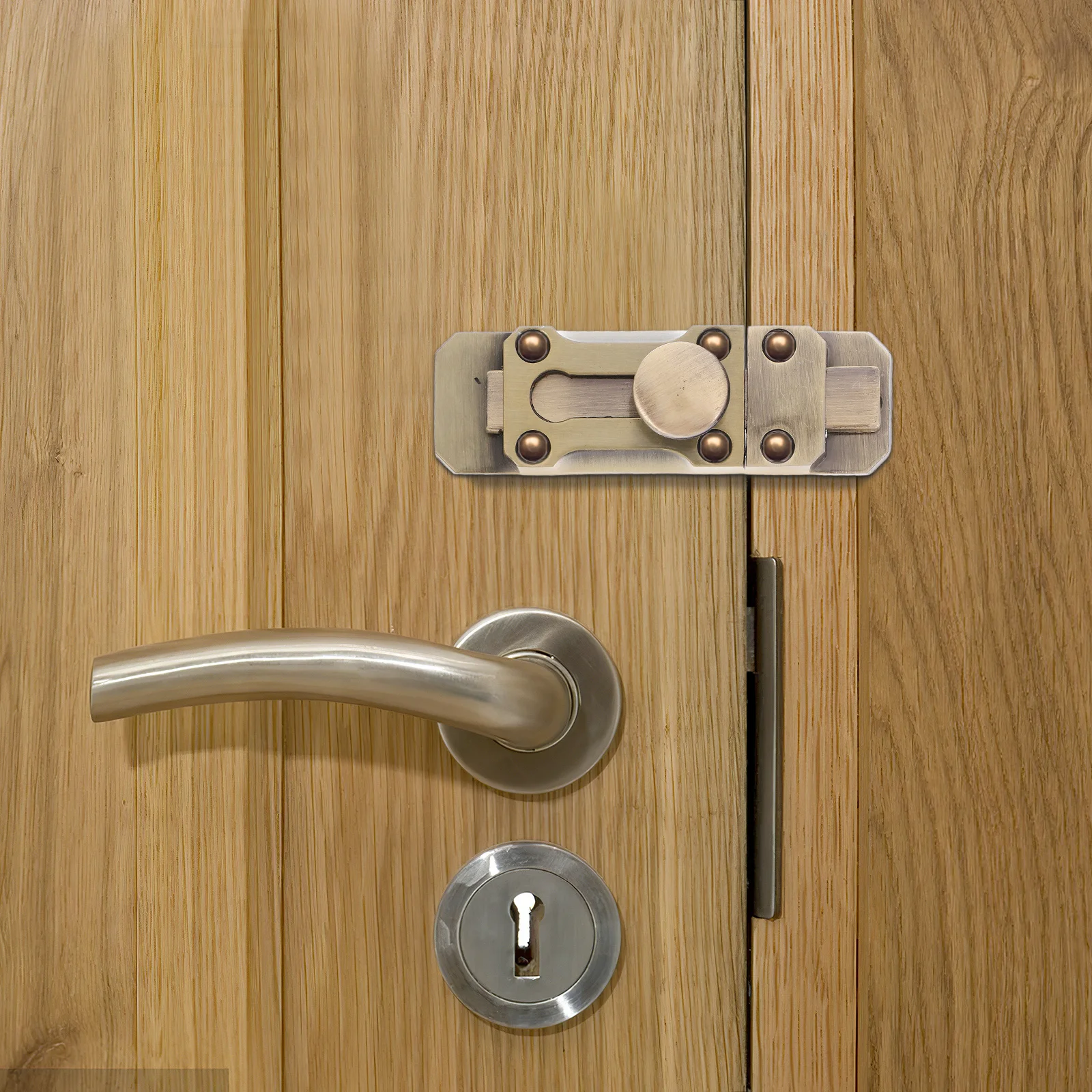 Solid Bolt Latch Style Door Bolt Latch Heavy Duty Sliding Door Locks for French Doors Barn Patio Bathroom Security
Solid Bolt Latch Style Door Bolt Latch Heavy Duty Sliding Door Locks for French Doors Barn Patio Bathroom Security