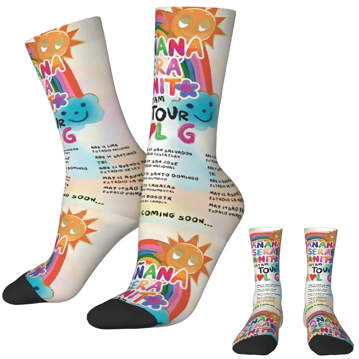 Trendy Singer Karol G Stockings Sera Bonito Bichota Harajuku Pattern Fashion Socks Autumn Non Skid Socks Men's Cycling Socks
Trendy Singer Karol G Stockings Sera Bonito Bichota Harajuku Pattern Fashion Socks Autumn Non Skid Socks Men's Cycling Socks