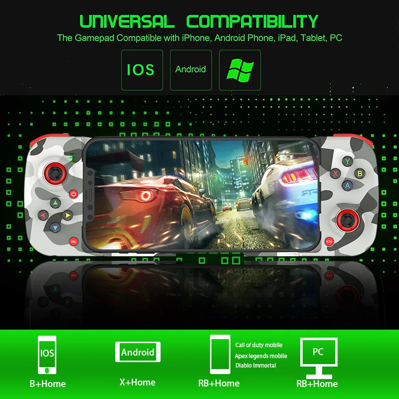 D3 Genshin Impact Wireless Gamepad Bluetooth Portable Type-C Stretchable Game Controller PS4 IOS/Android Switch PC Gamepad
D3 Genshin Impact Wireless Gamepad Bluetooth Portable Type-C Stretchable Game Controller PS4 IOS/Android Switch PC Gamepad