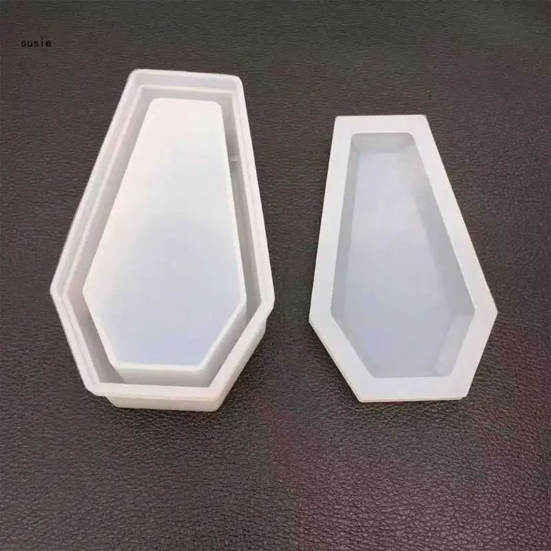 X7YA Resin Crystal Epoxy Mold Coffin Trinket Box Silicone Mould Halloween Gothic Container DIY Crafts Making Tools
X7YA Resin Crystal Epoxy Mold Coffin Trinket Box Silicone Mould Halloween Gothic Container DIY Crafts Making Tools